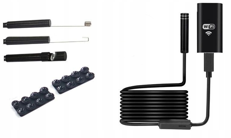 

Endoskop kamera inspekcyjna Wifi Usb Hd 8mm 5m +CD