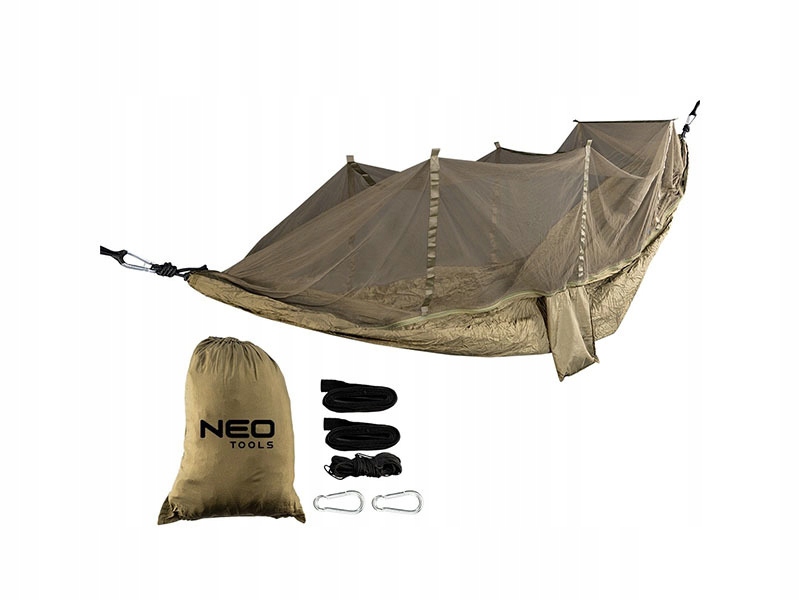

Hamak z moskitierą Neo Tools 330x140cm