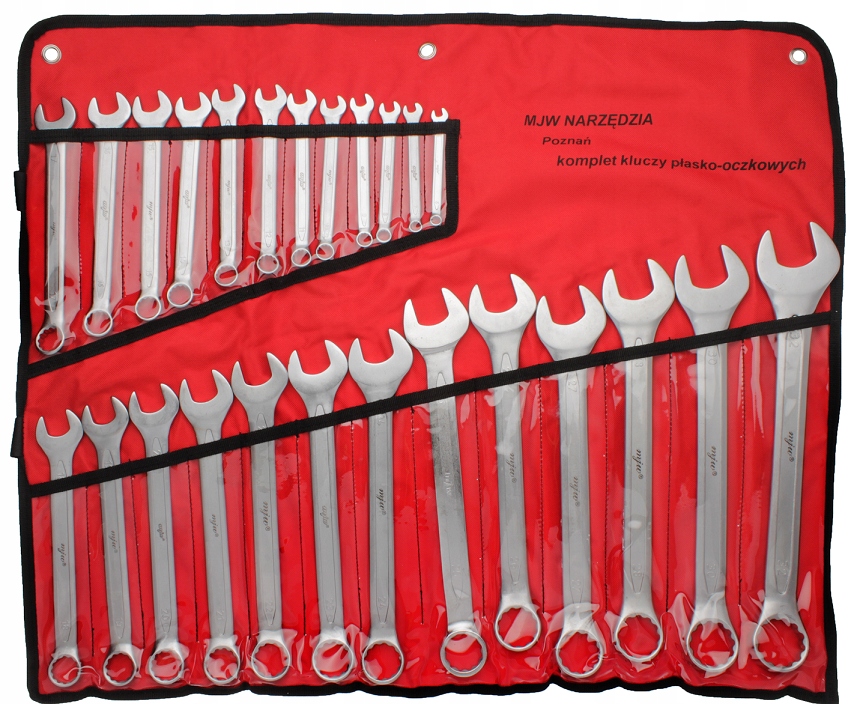 Komplet kluczy plasko oczkowych 6 32 mm MJW