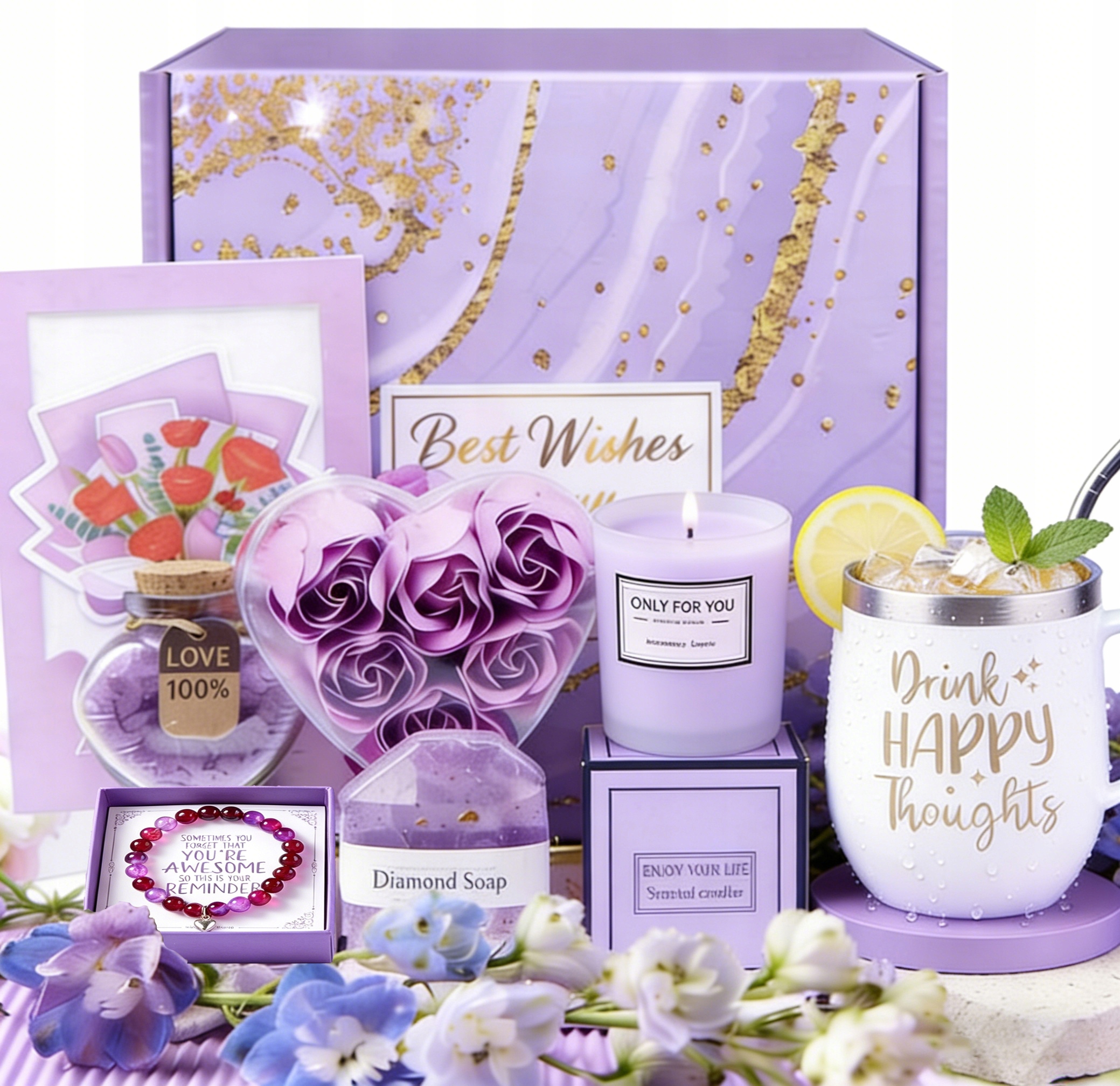 Kosz Prezentowy Dla Kobiety Zestaw Upominkowy Dla Mamy, Babci