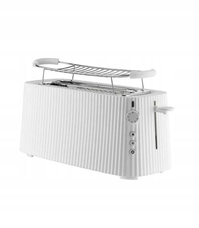 Plisovaný toustovač XXL, bílý, Alessi