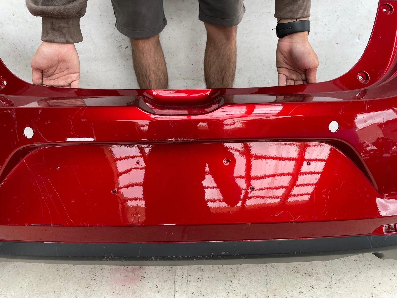 MAZDA 2 III LIFT 19-23 bumper rear part rear PDC DHM1-50221