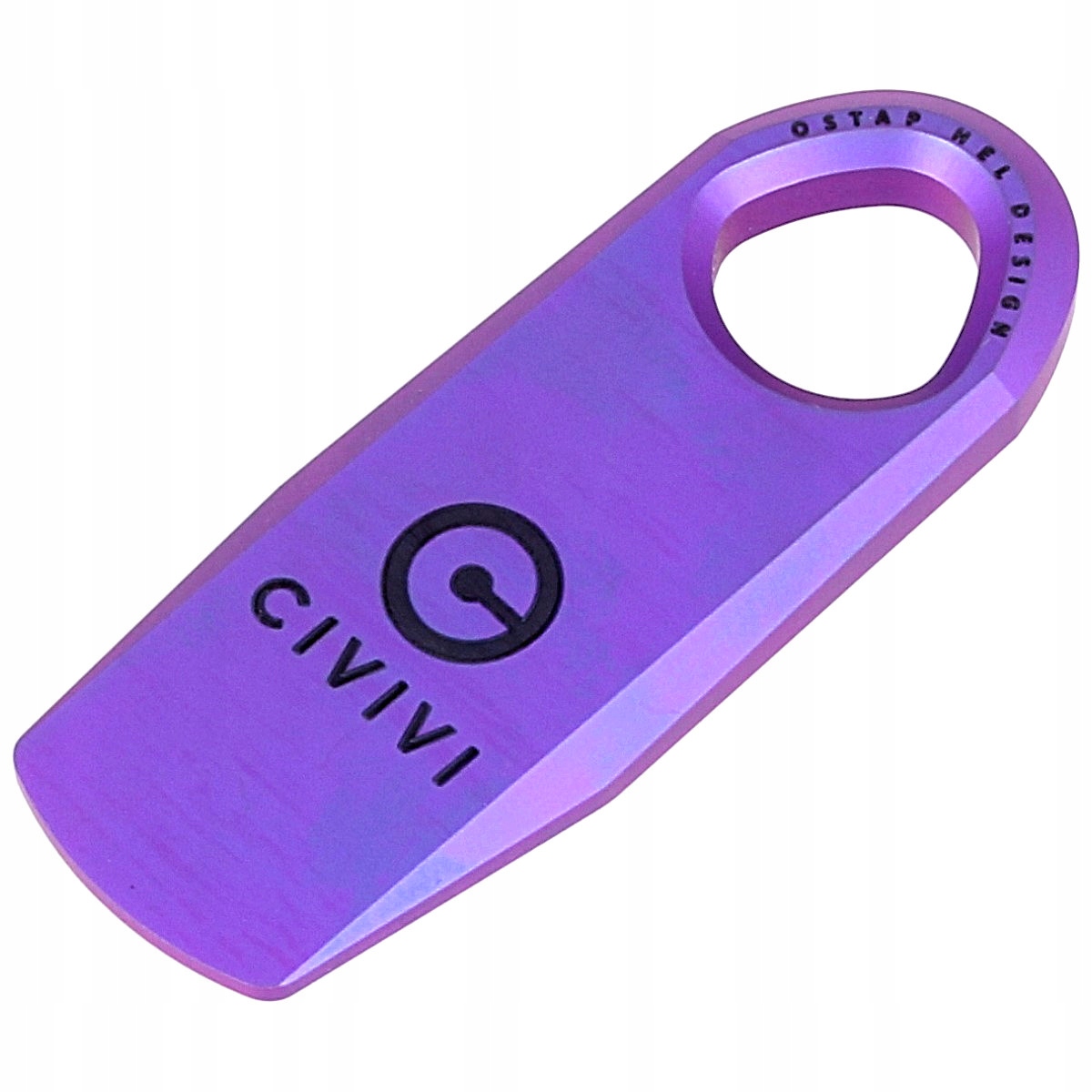 Přívěsek Na Klíče CIVIVI Ti-Bar Purple Titanium Prybar Tool od společnosti Ostap (C21030-2)