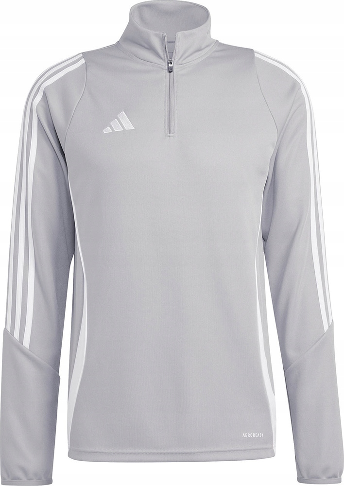 Pánská Mikina Adidas Tiro 24 Training Top Šedo-bílá IS1041 vel. M
