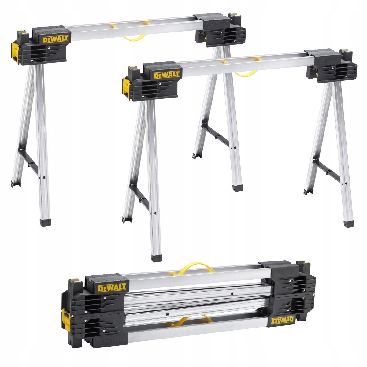 Stavebné stavebné kobylky, kovové stojany 2 kusy 900 kg DeWalt