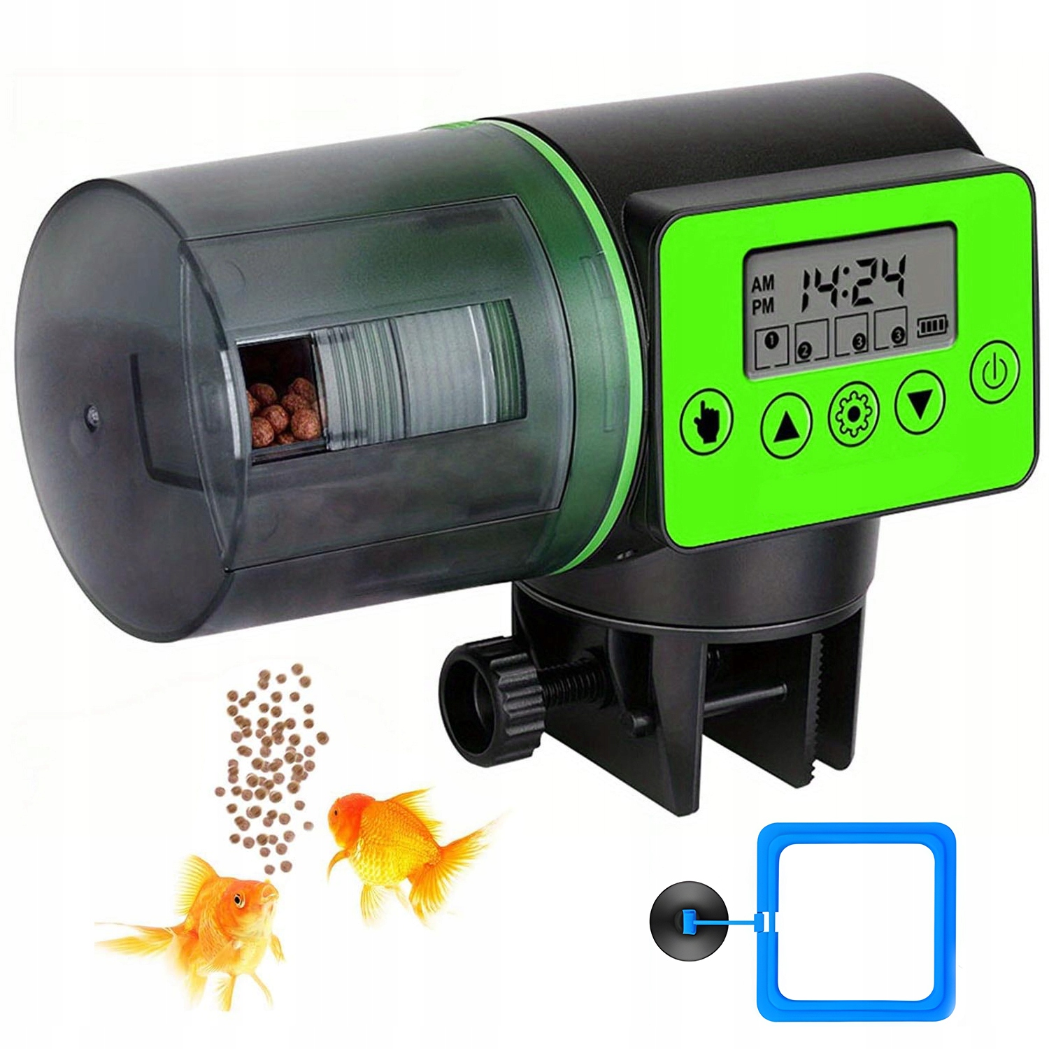 Levně Automatický Akvarijní Krmítko Dávkovač Do Akvária Pro Ryby S Časovačem 200 ML