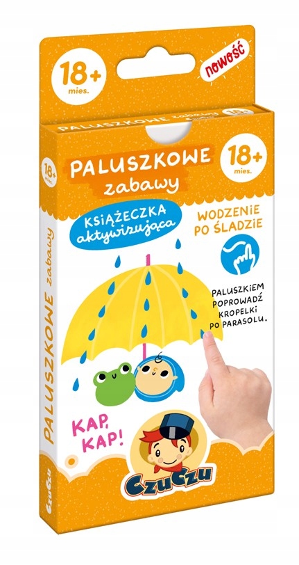 

Czuczu Paluszkowe Zabawy +18m książeczka aktywizuj