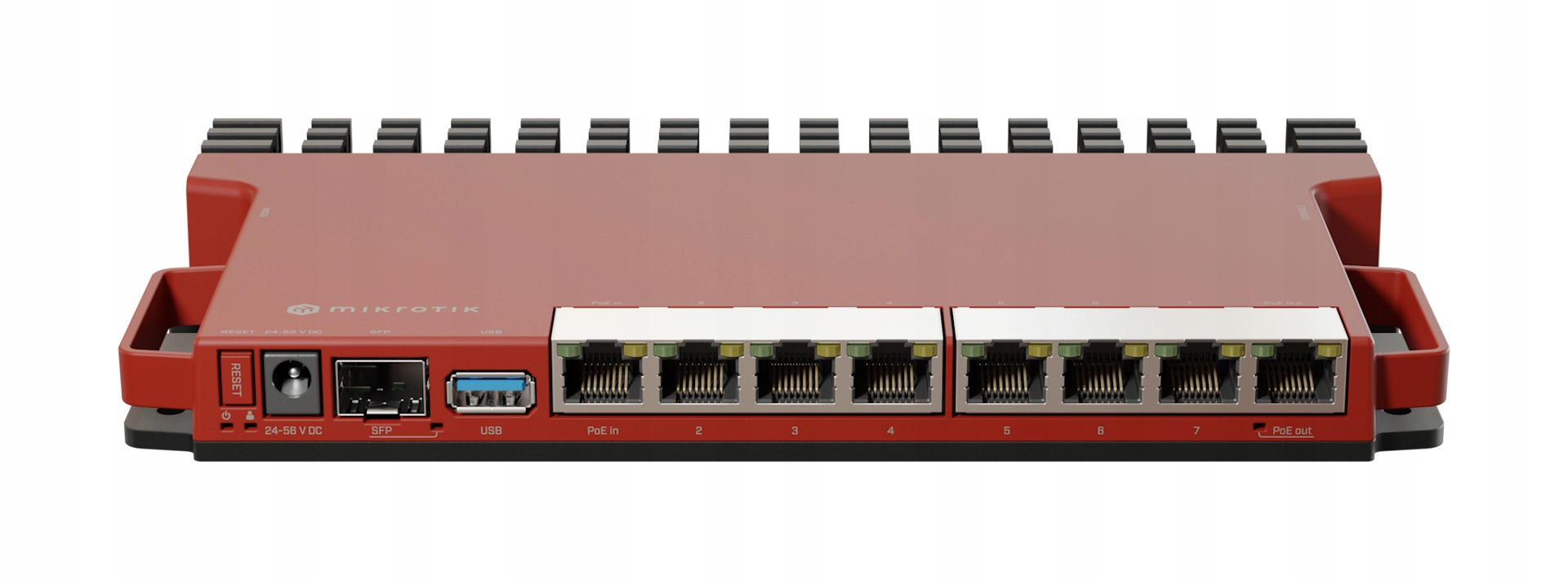 MikroTik L009UiGS-RM gigabitový router 8xGE, Sfp, PoE-in, PoE-out, Usb 3.0