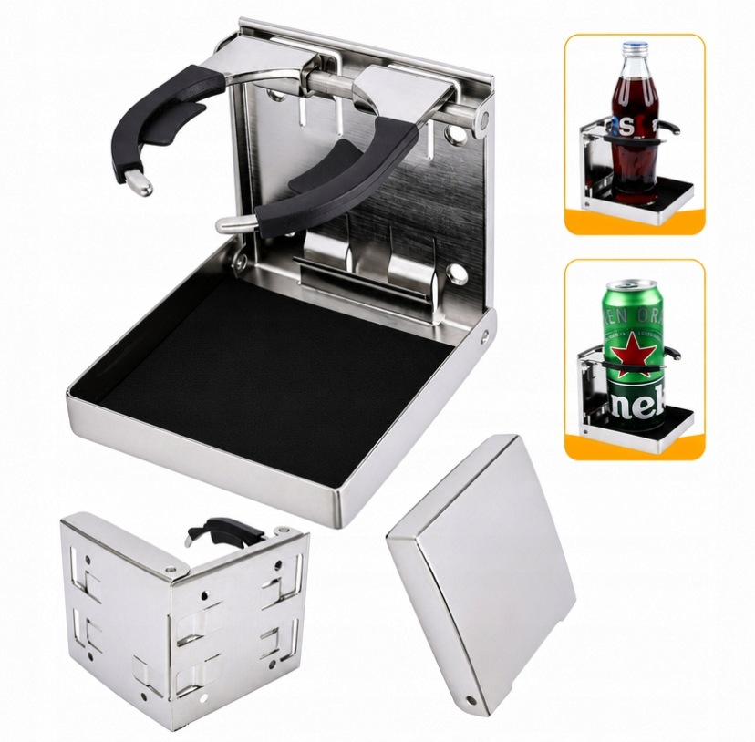 Skládací Nerezový Držák Na Nápoje, Hrnek Na Kávu Typu Cup-holder