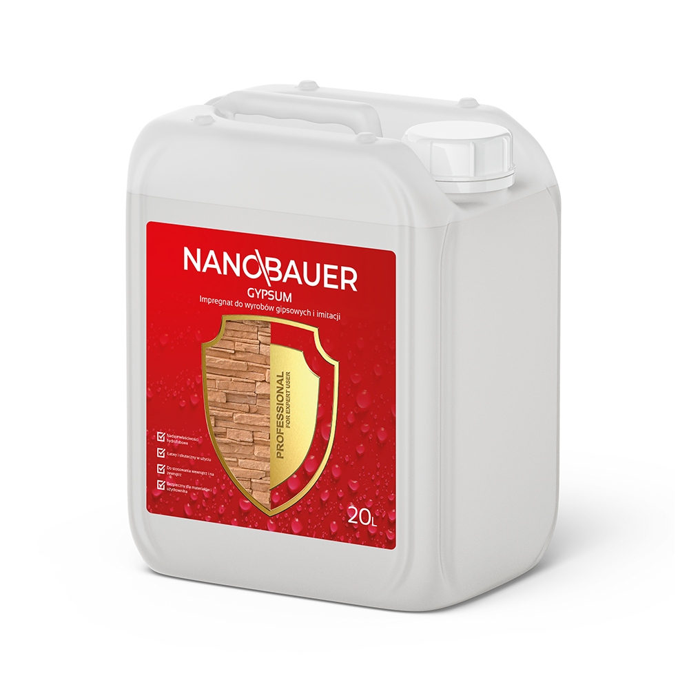 Impregnát na ochranu sádrových výrobků v imitaci Nanobauer 20L/100 m²
