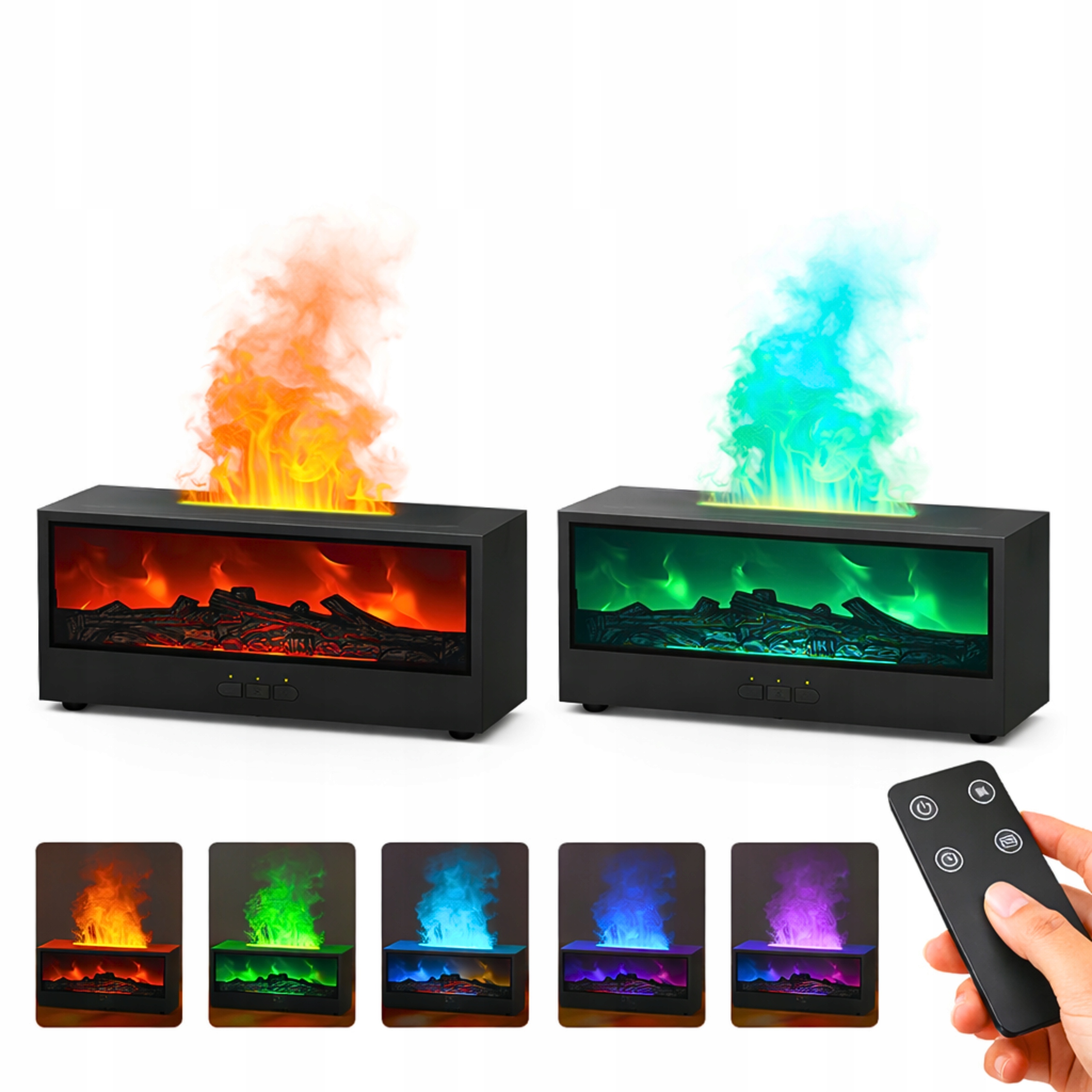 Zvlhčovač vzduchu Krb Difuzér Parní časovač Usb 150 ml