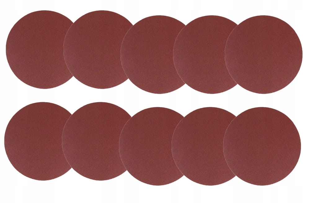 

10szt Papier Ścierny Rzep Krążek Dysk 225mm P80