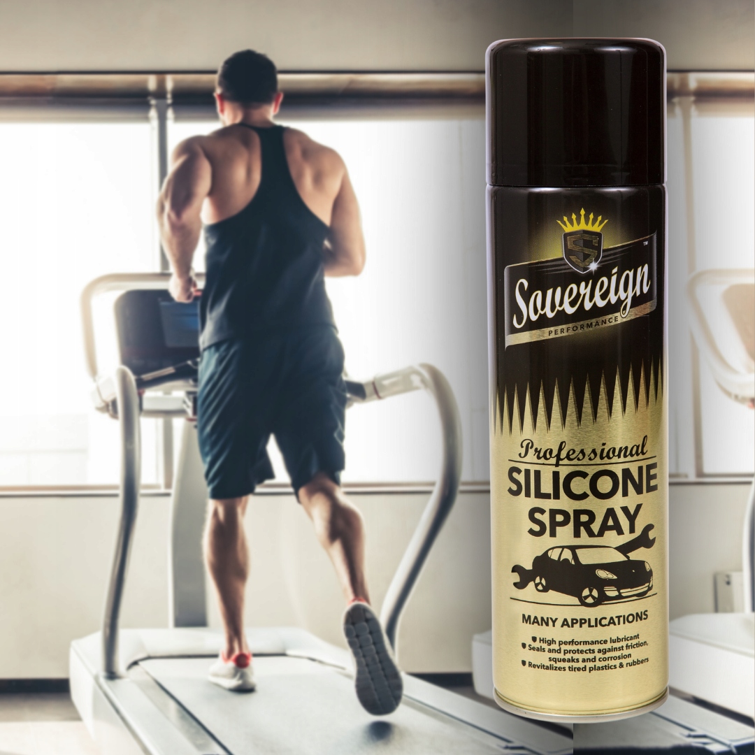 Smar silikonowy silikon w sprayu GĘSTY TRWAŁY do bieżni uszczelek 500ml Maksymalna waga użytkownika 100 kg