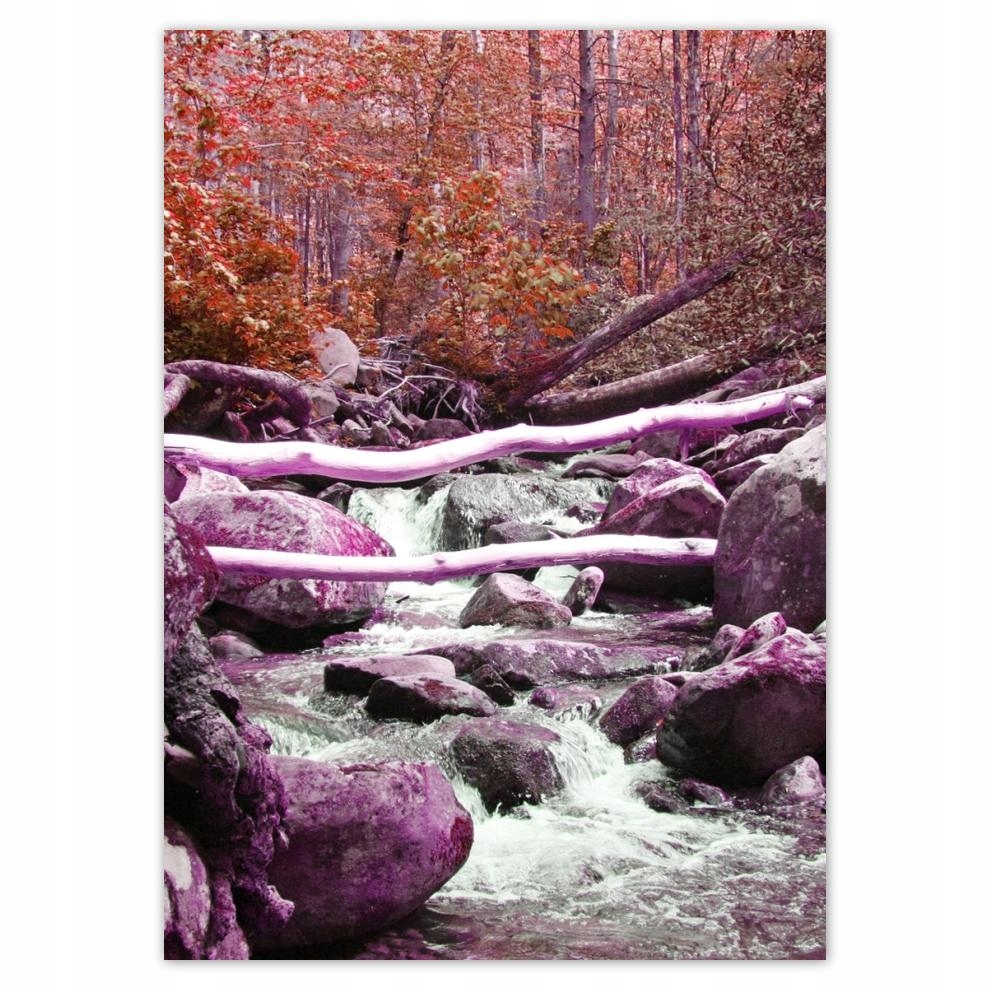 

Naklejki 50x70 Fioletowa kaskada