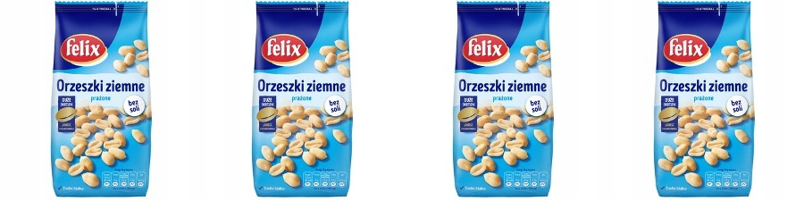 4 x 380 g Felix Arašídy pražené bez soli