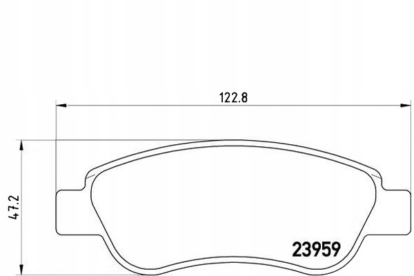 Brembo Brzdové Destičky Toyota Aygo 05- Asistent řidiče #28