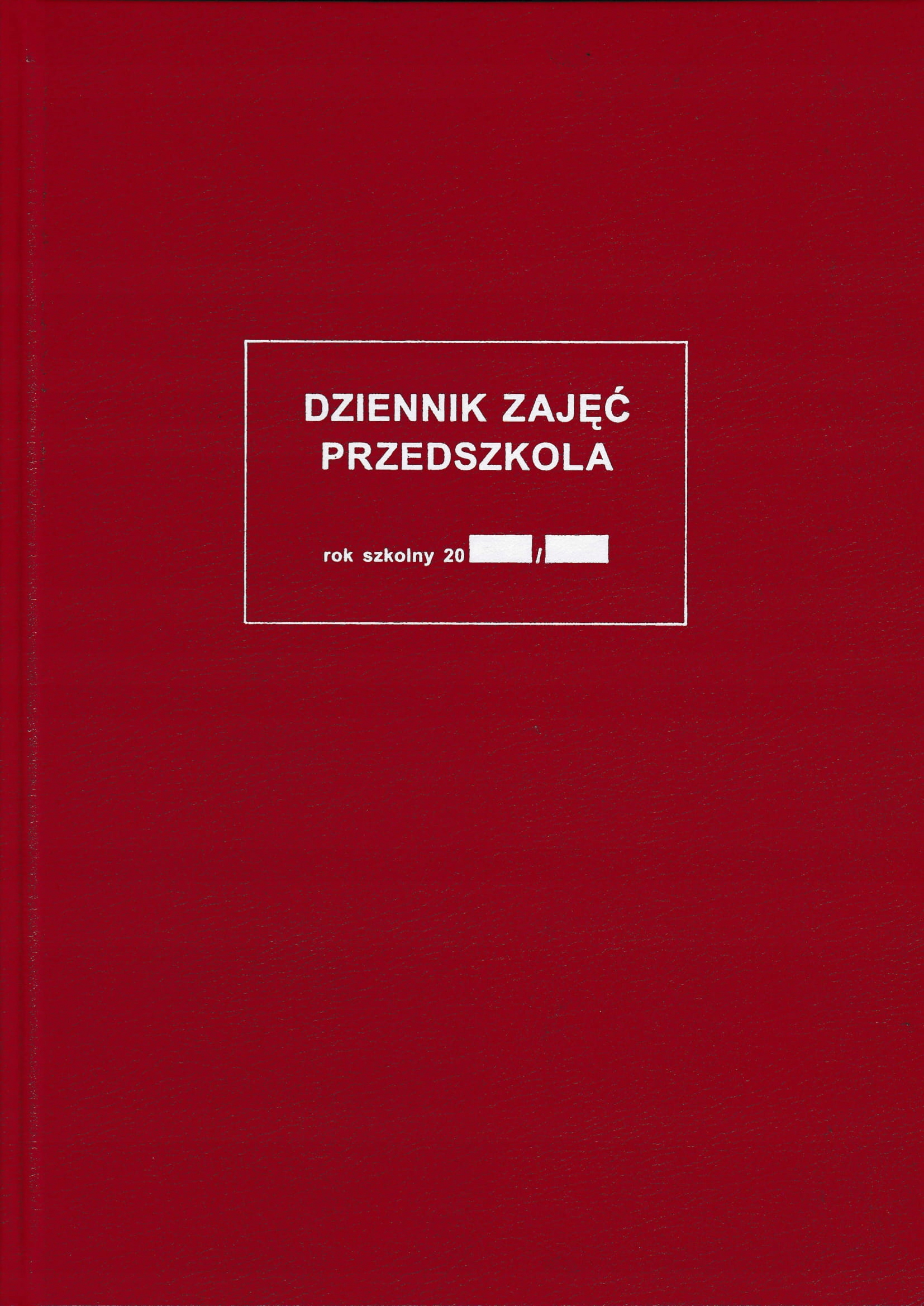 

Dziennik zajęć Przedszkola (oddziału)
