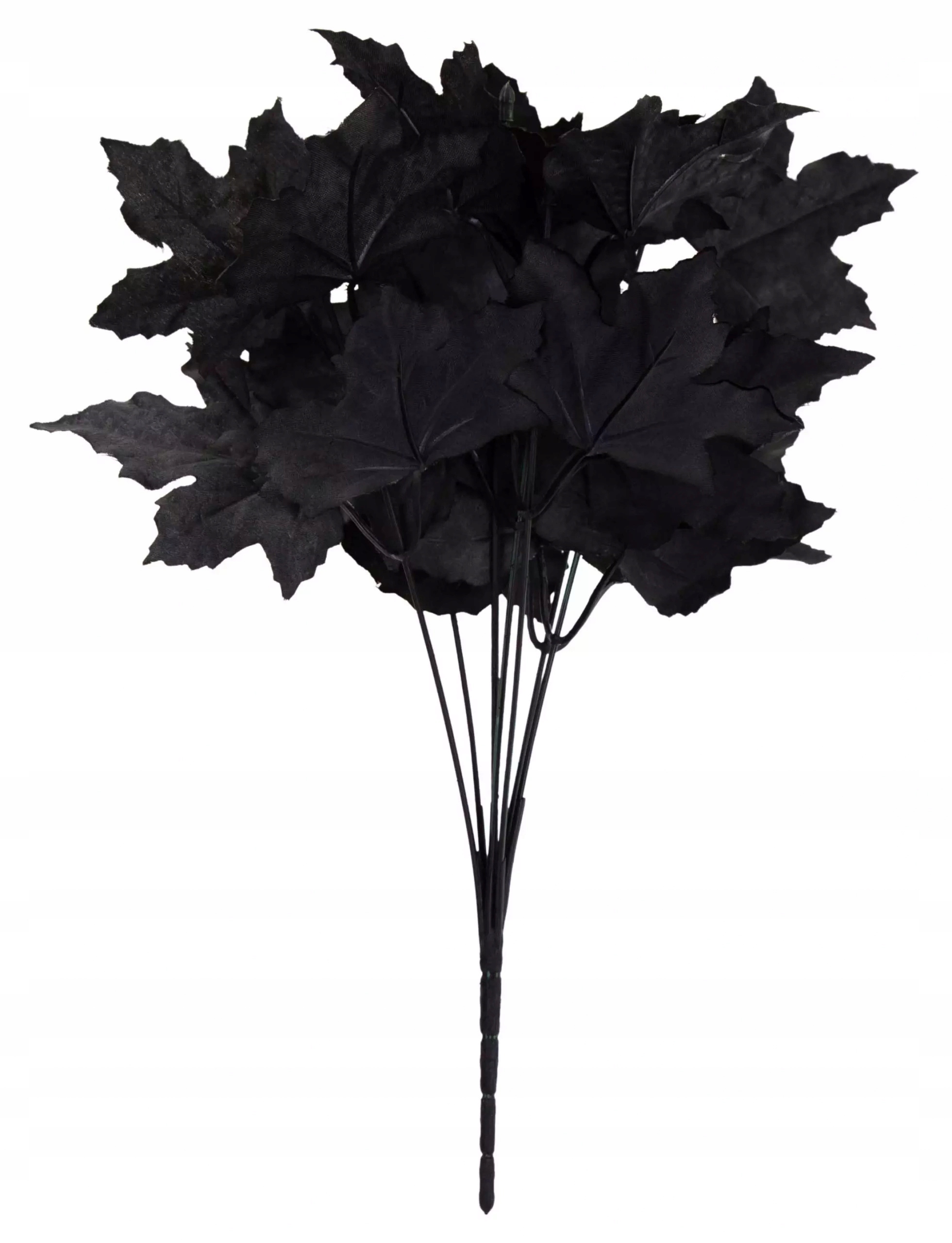 LIŚCIE KLONU CZARNY BUKIET DODATEK 31 CM