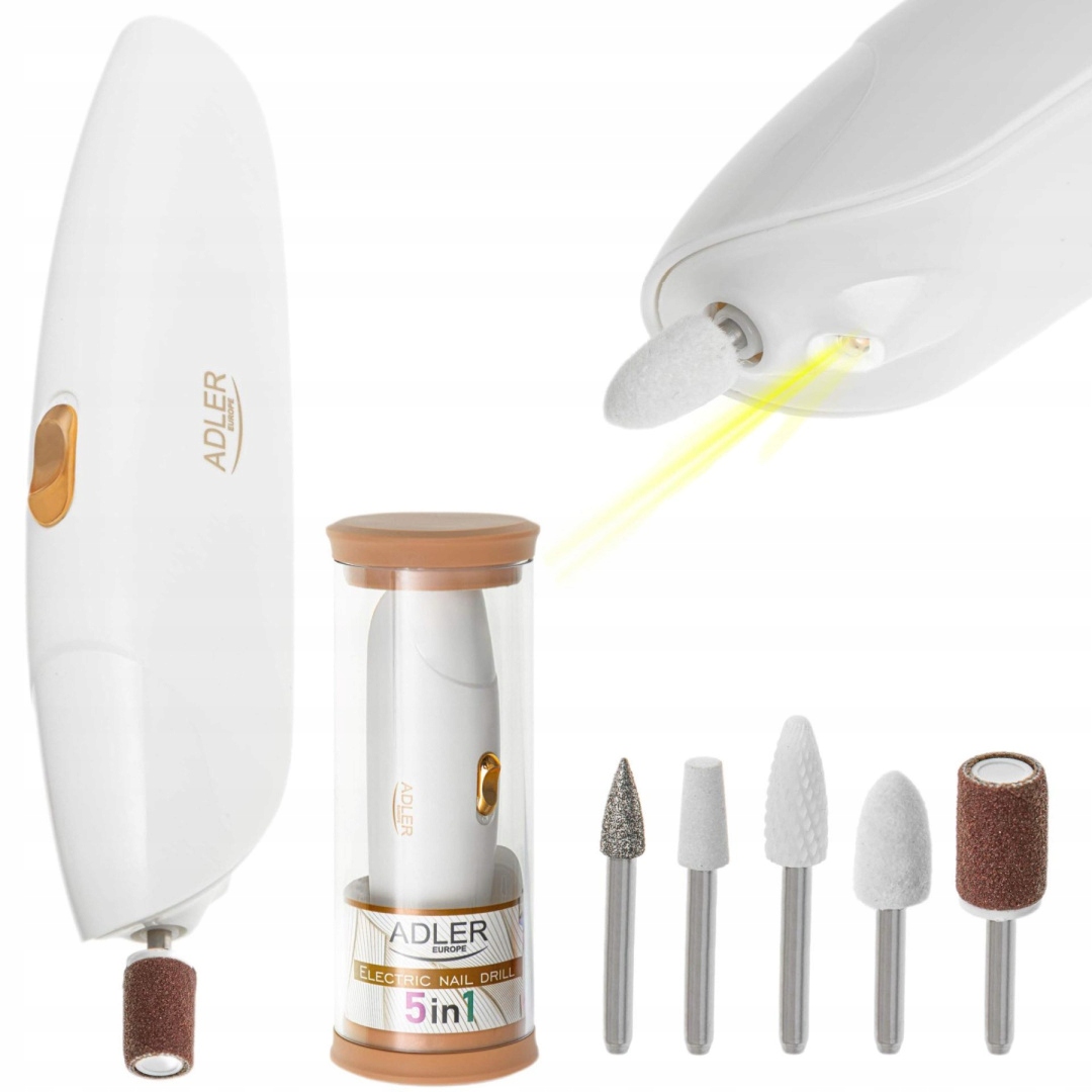 Bruska Na Nehty bezdrátová Silná Manikúra a pedikúra Set 5v1