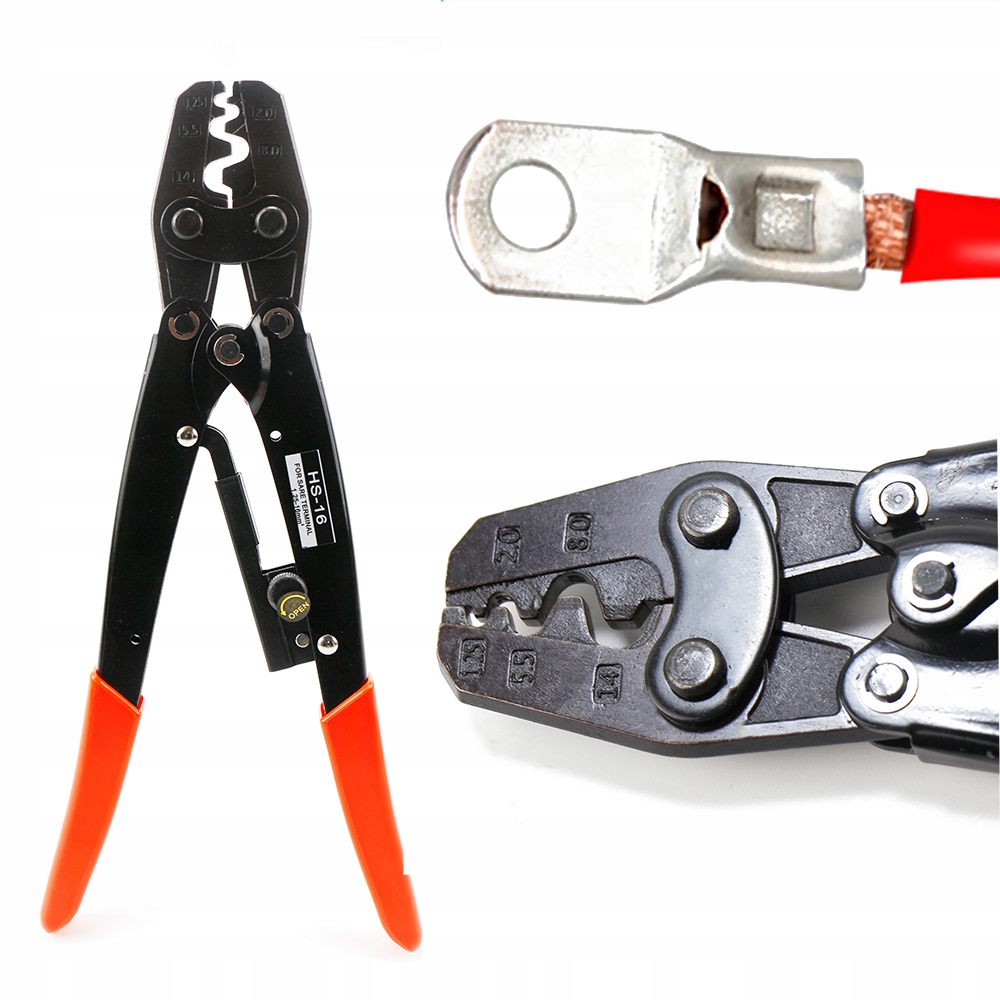 ZACISKARKA PRASKA DO KABLI TULEJEK KOŃCÓWEK Marka bez marki