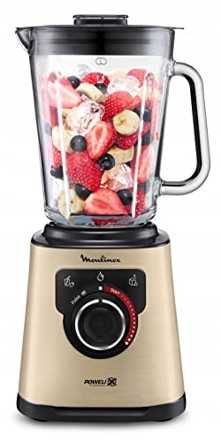 Moulinex Elektrický mixér 1200 W skleněná mísa 1,5 l stolní mixér