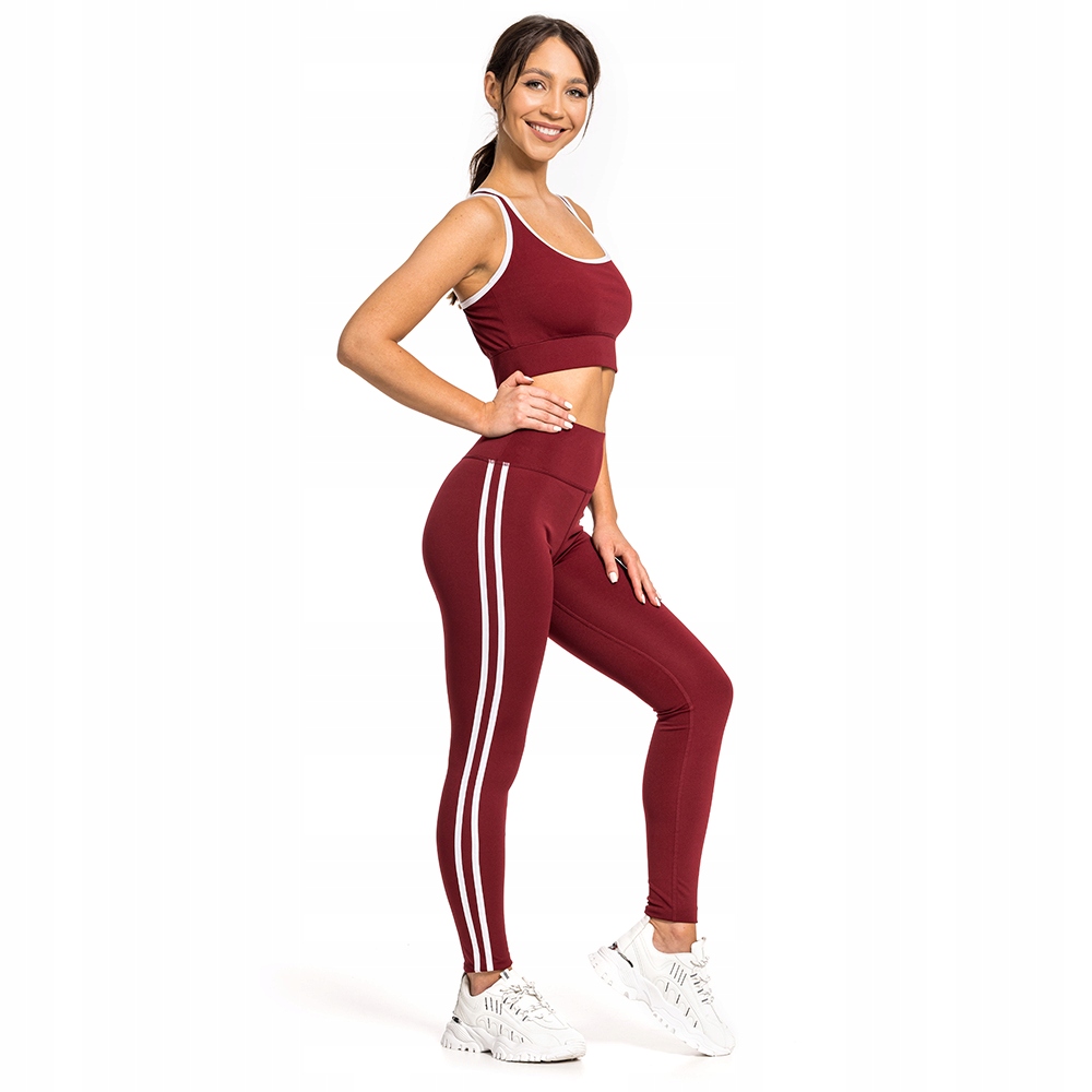 DAMSKI ZESTAW SPORTOWY LEGGINSY + TOP FITNESS Kod producenta FSXY05