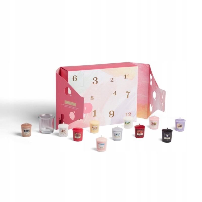 Yankee Candle Sada 12 votivních svíček svícen