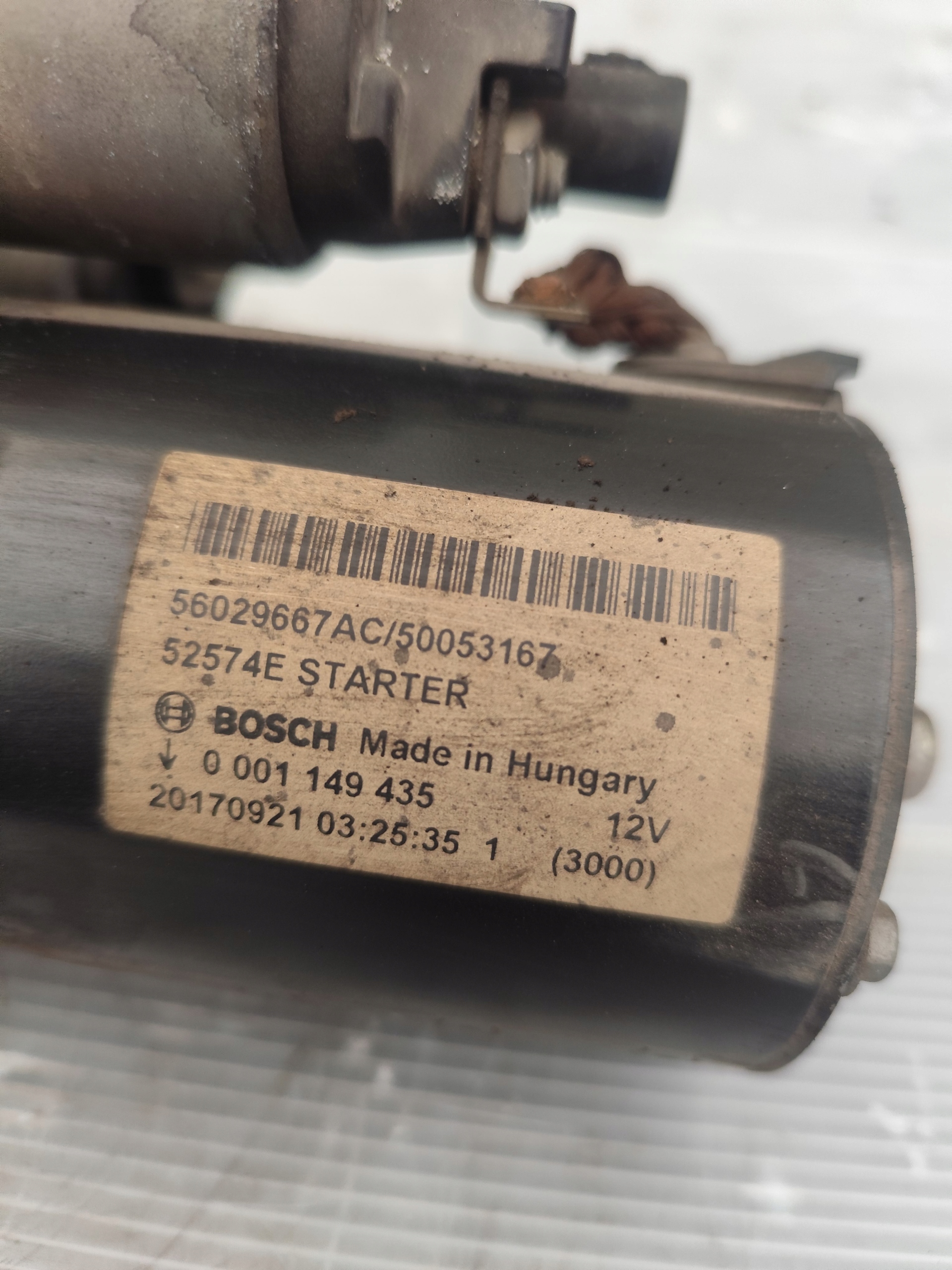 MASERATI LEVANTE 3.0D starter