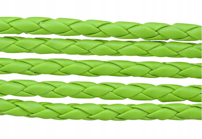 [73721] Rzemień pleciony 5mm oliwkowy 1m