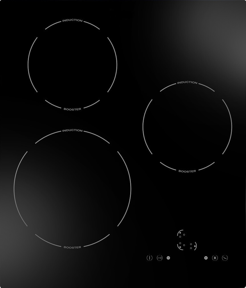 Płyta indukcyjna Kernau KIH431-3B 45cm Szkło Czarna