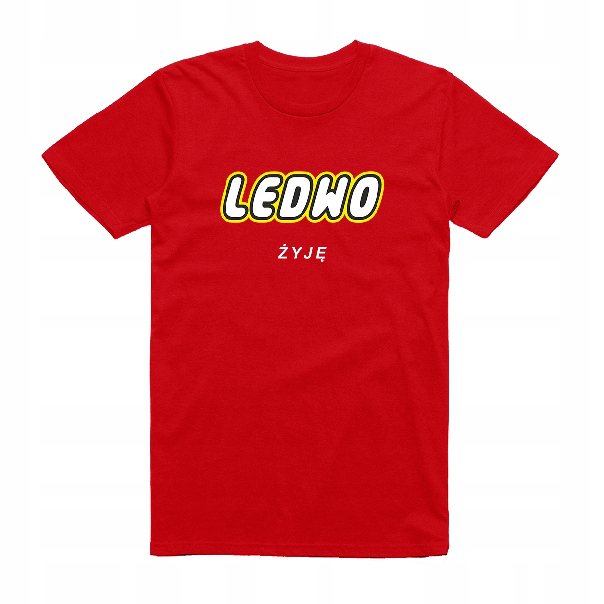 

L- Koszulka T-shirt Ledwo Żyję Lego Fan Prezent
