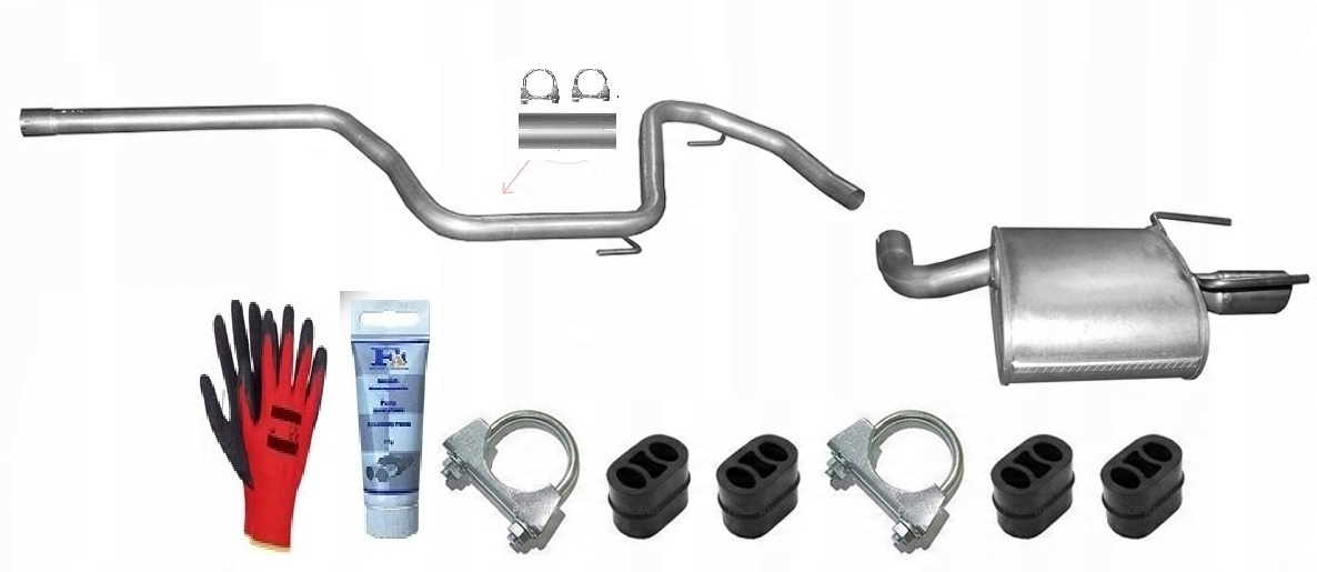 Alfa Romeo 159 1.9 2.0 Jtdm 2005-2011 sada Tlumič Sedan Trubka bonus