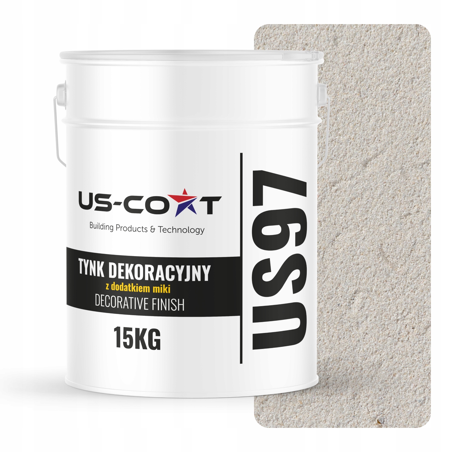 Dekorativní Omítka Barva Béžová Světlá S Perleťovou Mikou D804 15kg Premium