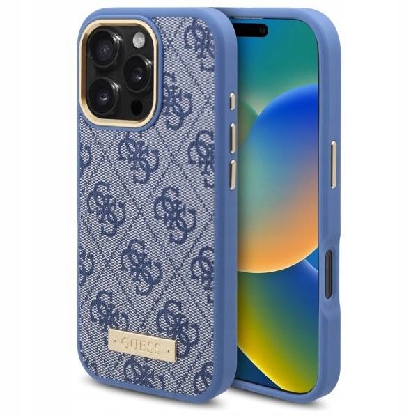 Zadní Kryt Guess pro Apple iPhone 16 Pro modrý