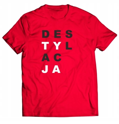 

Koszulka Destylacja śmieszne Konstytucja rozm S