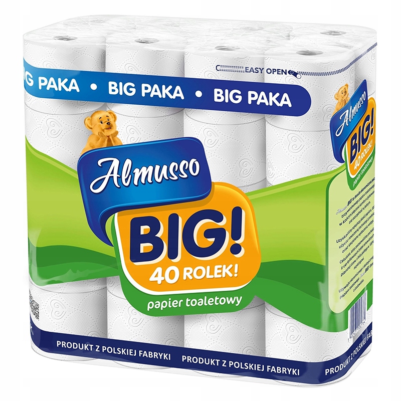 

Almusso Big papier toaletowy 40 rolek 3 warstwowy