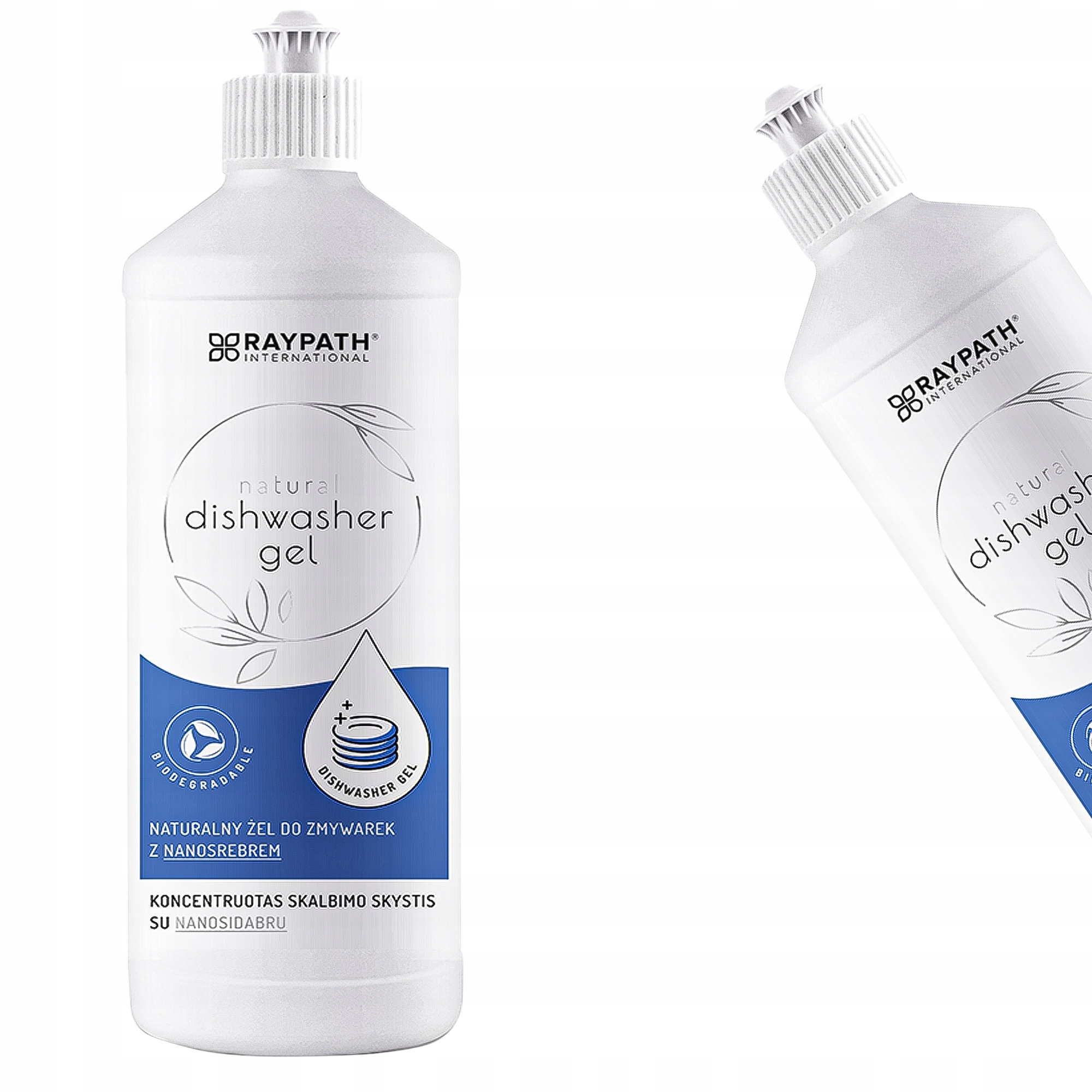 Levně Natural Dishwasher Gel Gel do myčky Nanostříbro Koncentrát 500 ml Raypath