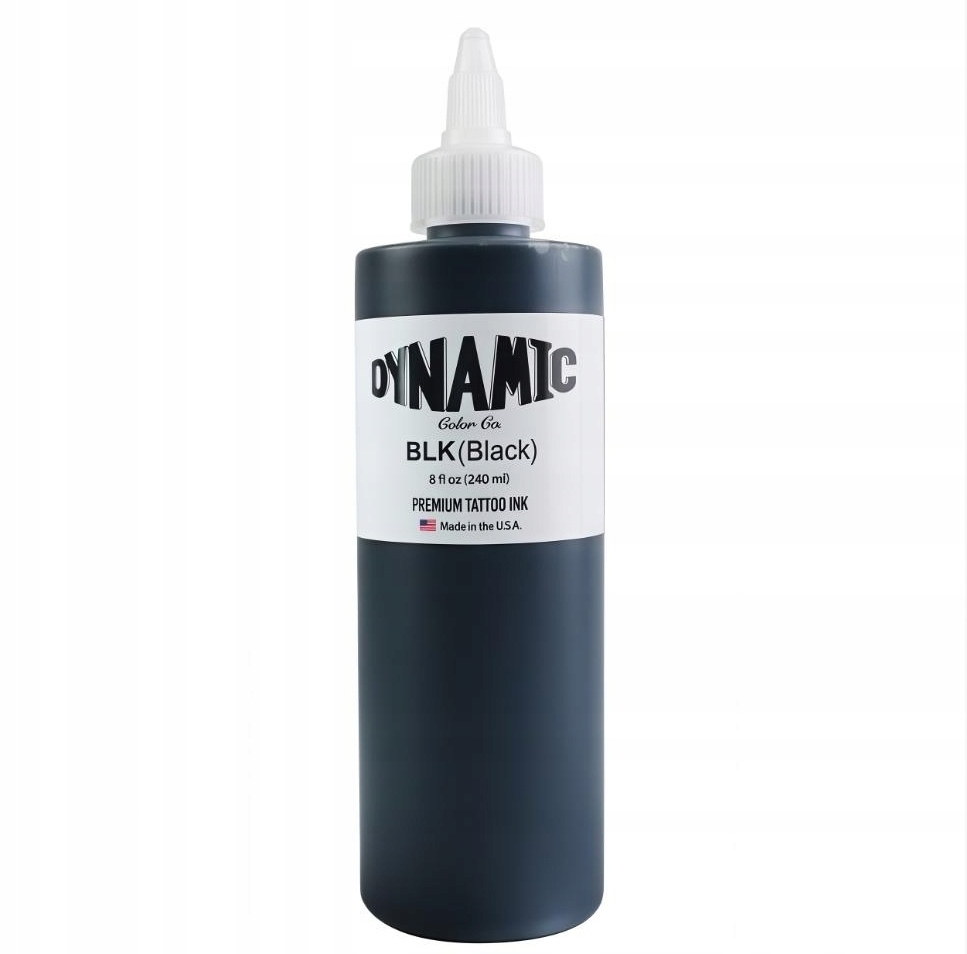 Barva na tetování Dynamic Color černá 240 ml