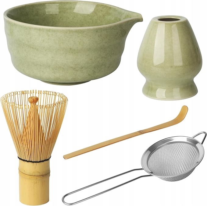 Sada na výrobu matchy zelená 5dílná Matcha Ceremony Set Hisdricus