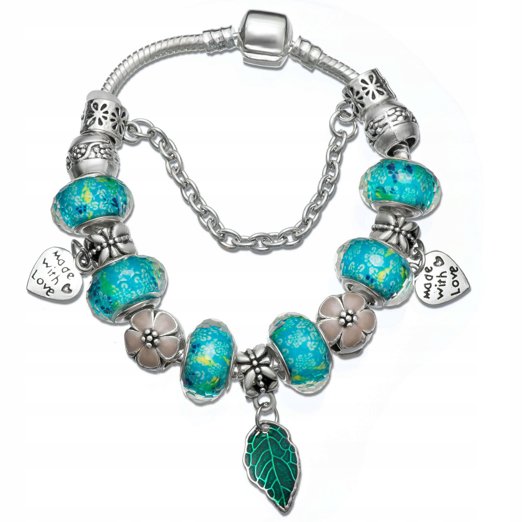 

Srebrna Bransoletka Charms Do Pandora Modułowa