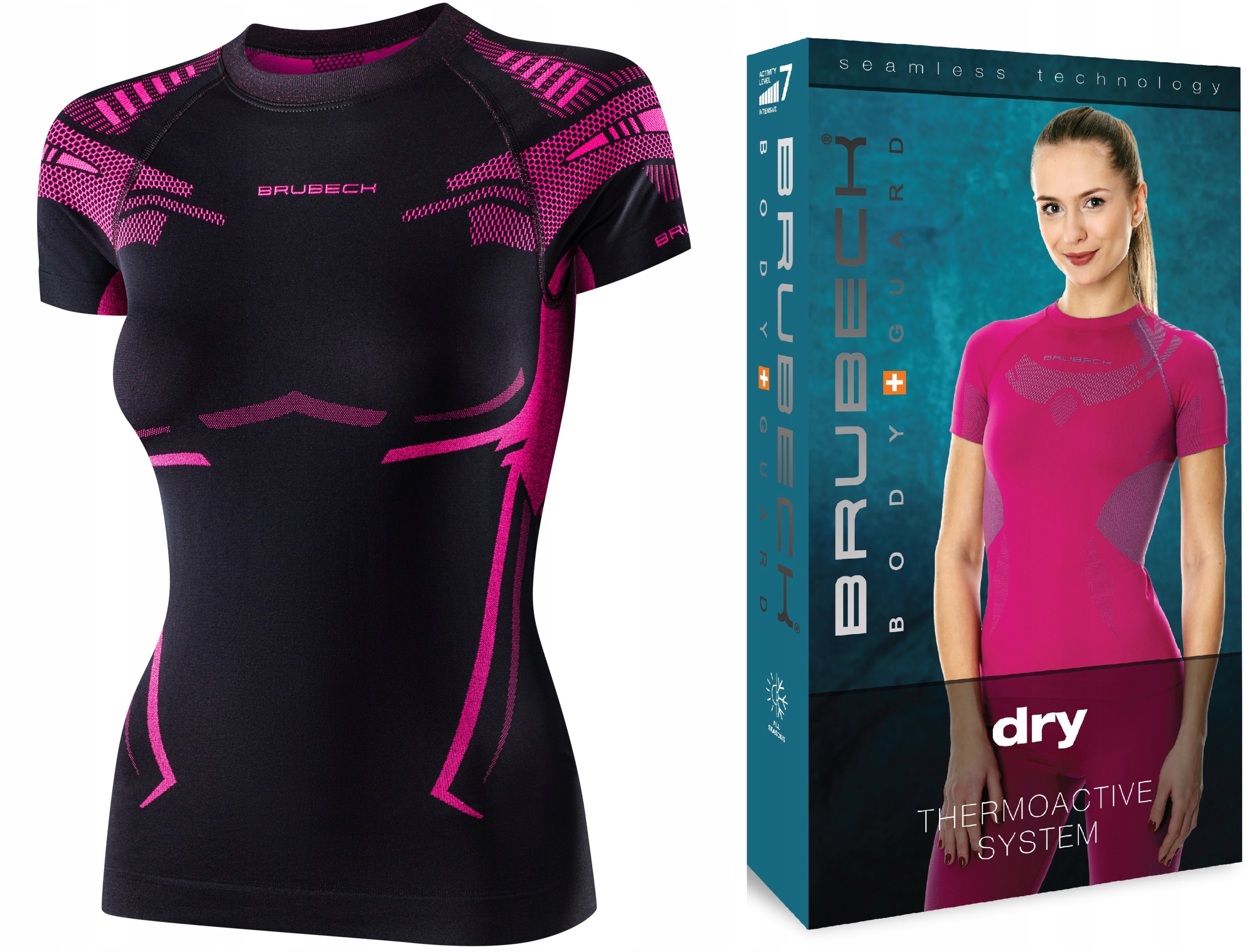 Brubeck Turystyczna Koszulka T-shirt Kr. Rękaw -M