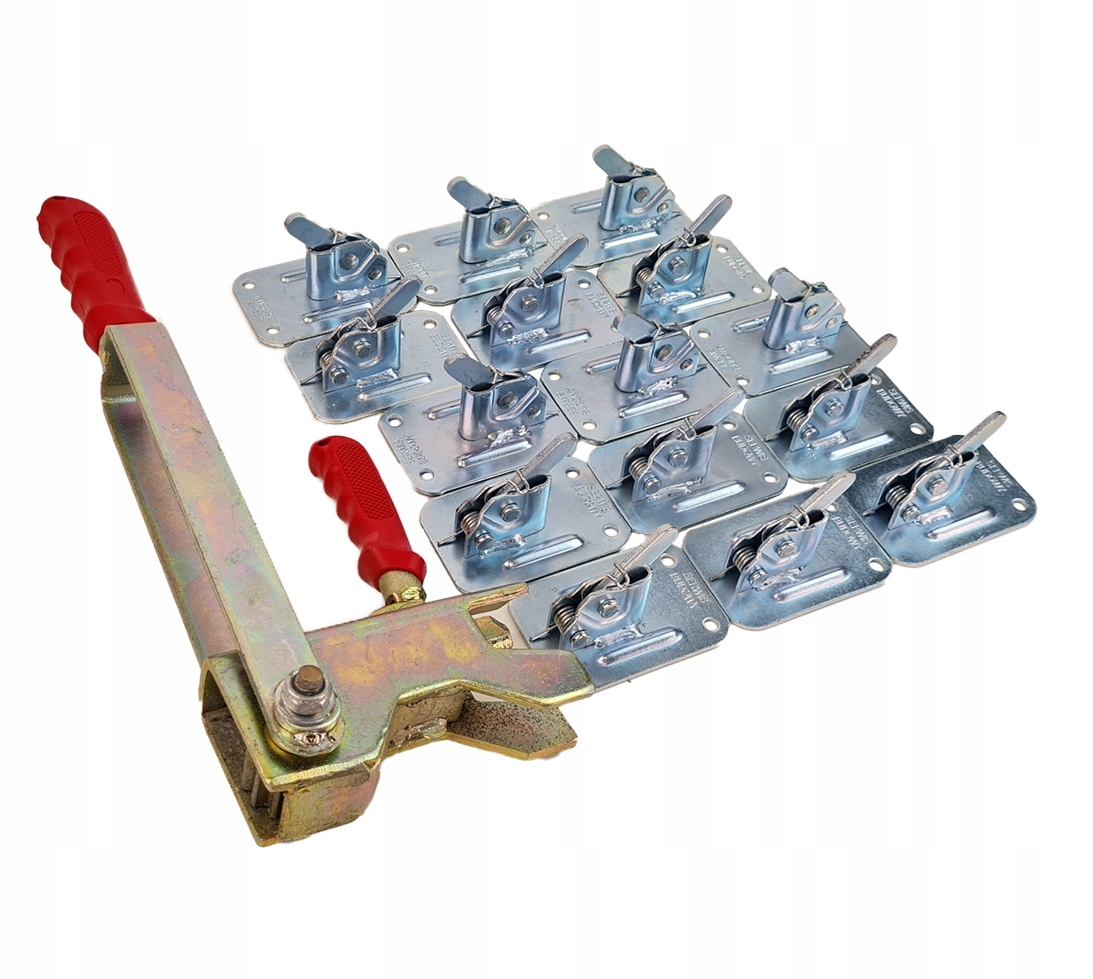 Żabki zaciski szalunkowe dufty z kluczem 300 szt