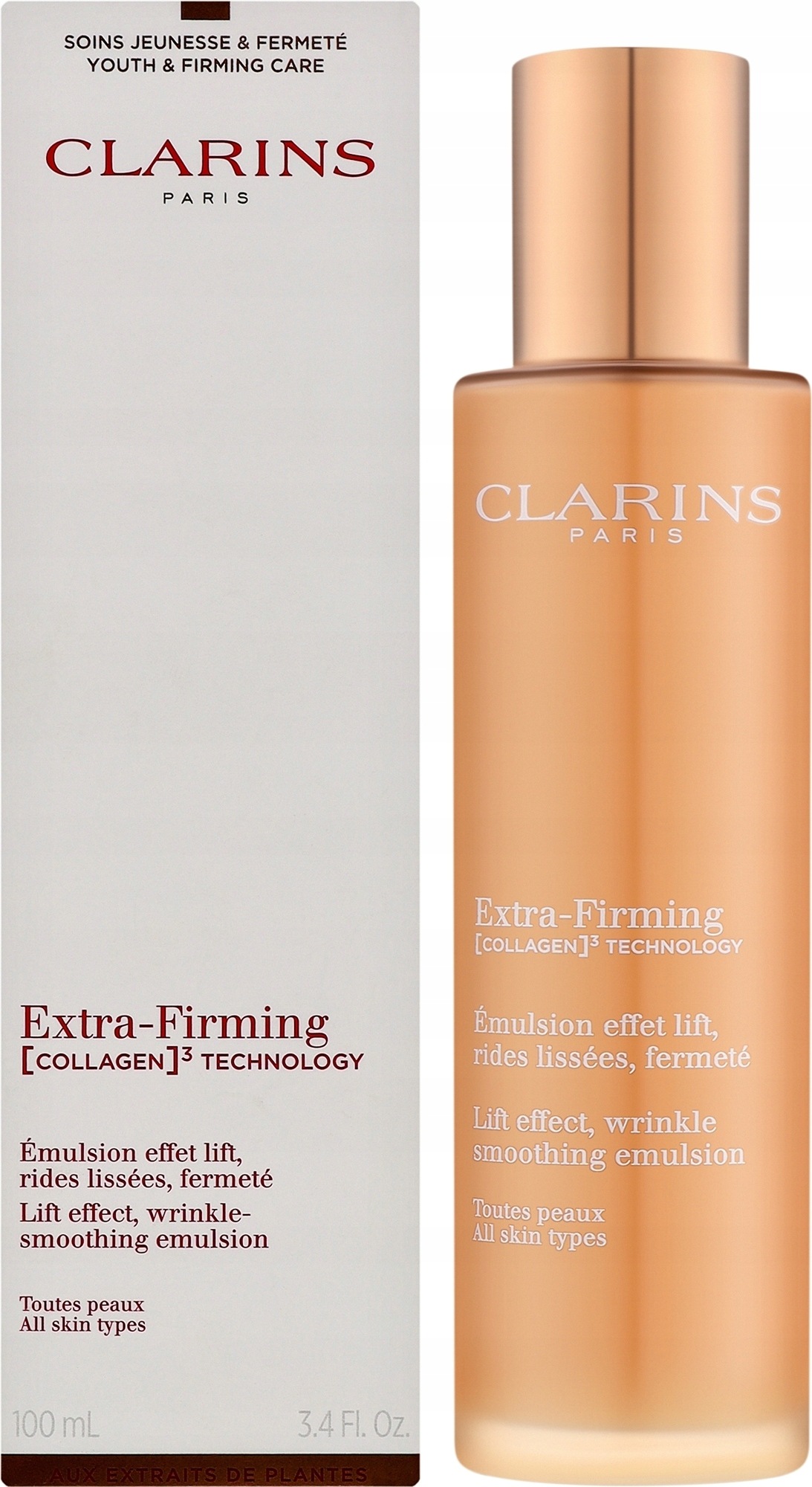 Clarins Extra-firming [collagen]³ Technology – Emulsja Ujędrniająca 100 ML