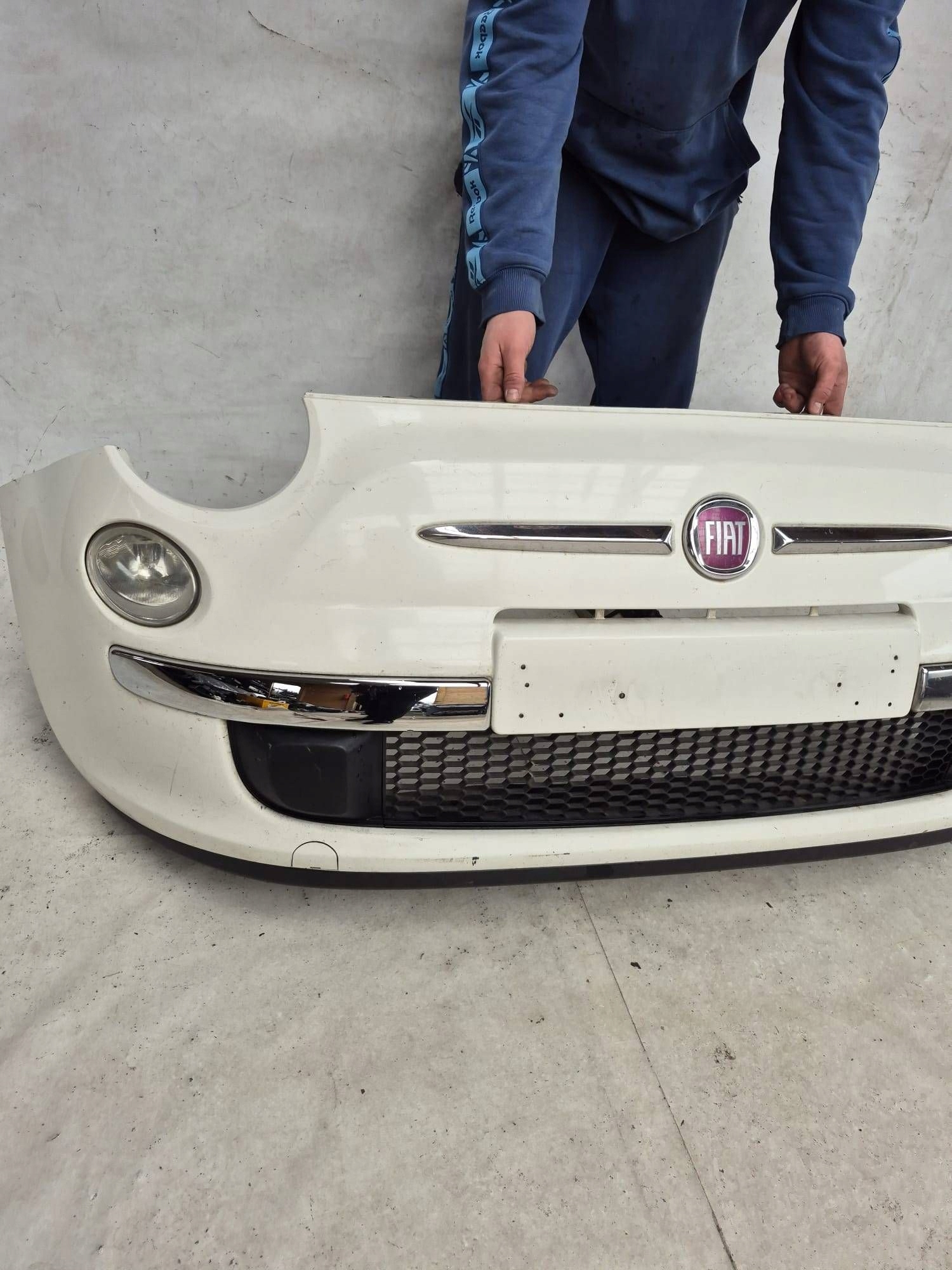 FIAT 500 07-15 bumper front front