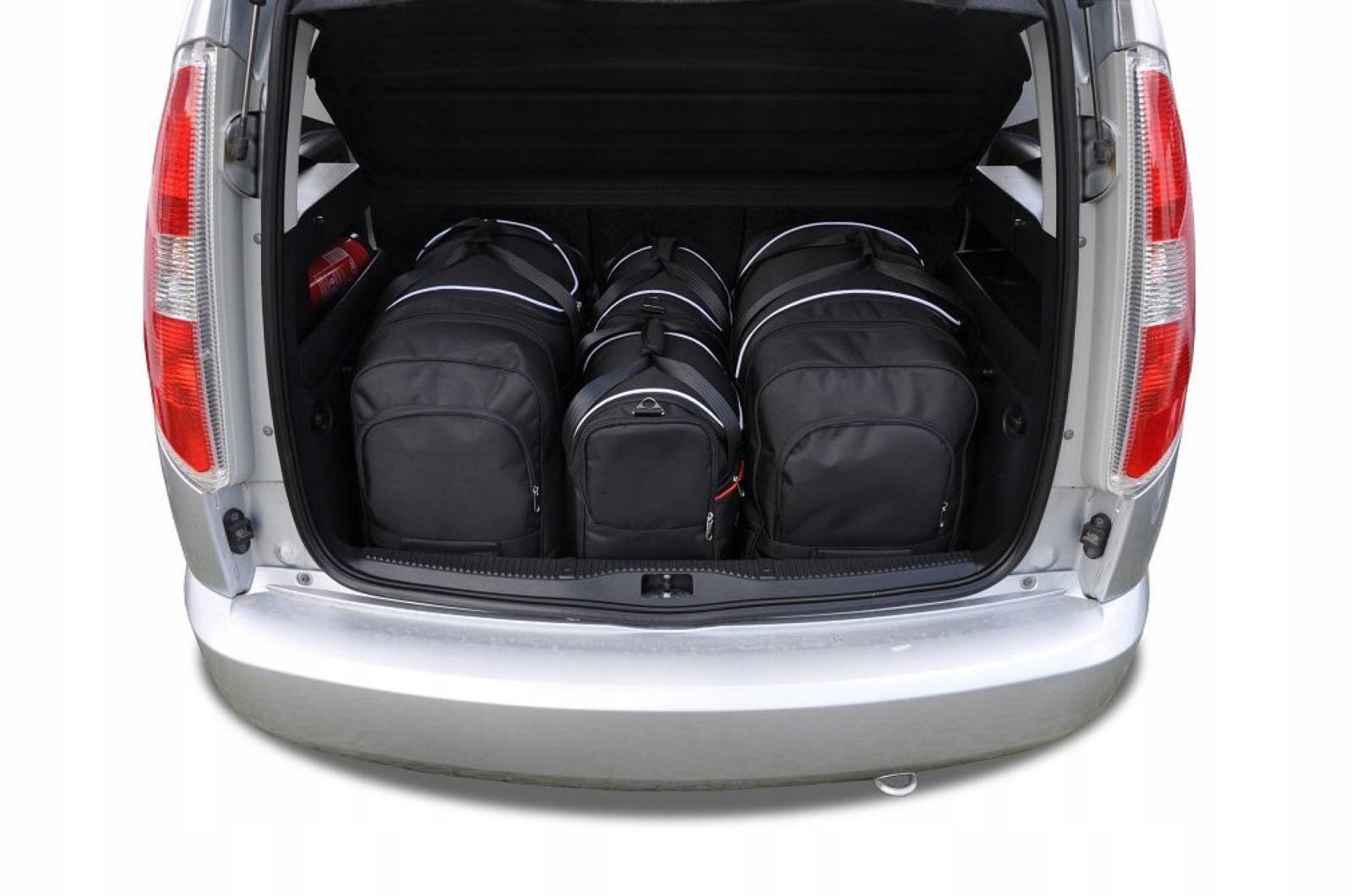 J&j Automotive Sada 4ks cestovných tašiek Aero pre Skoda Roomster 2006-201