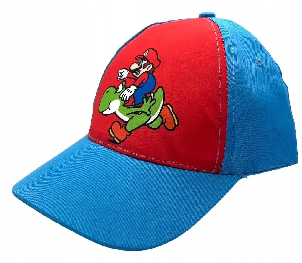 CZAPKA DASZKIEM SUPER MARIO YOSHI BEJSBOLÓWKA Rozmiar 52-54 cm