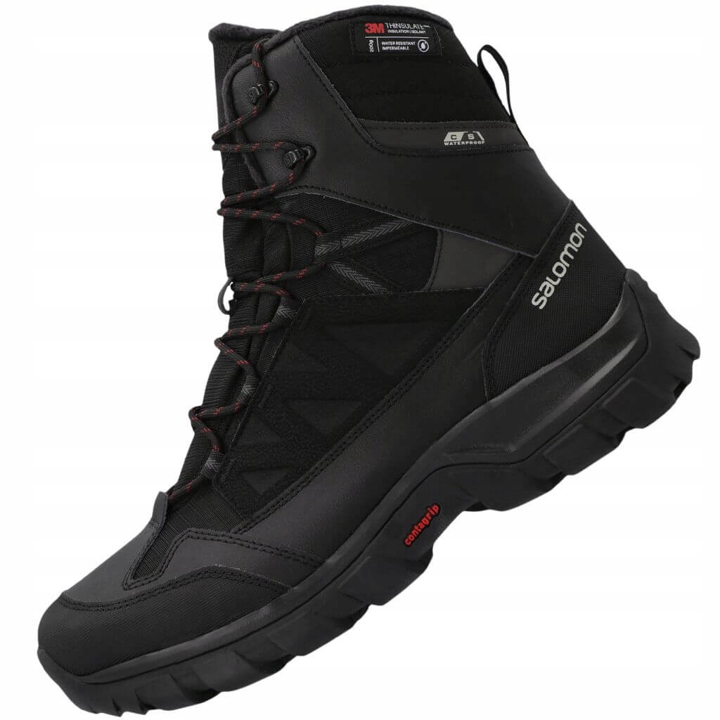 Pánské zimní boty Salomon waterproof Chalten Contagrip zateplené 40 2/3