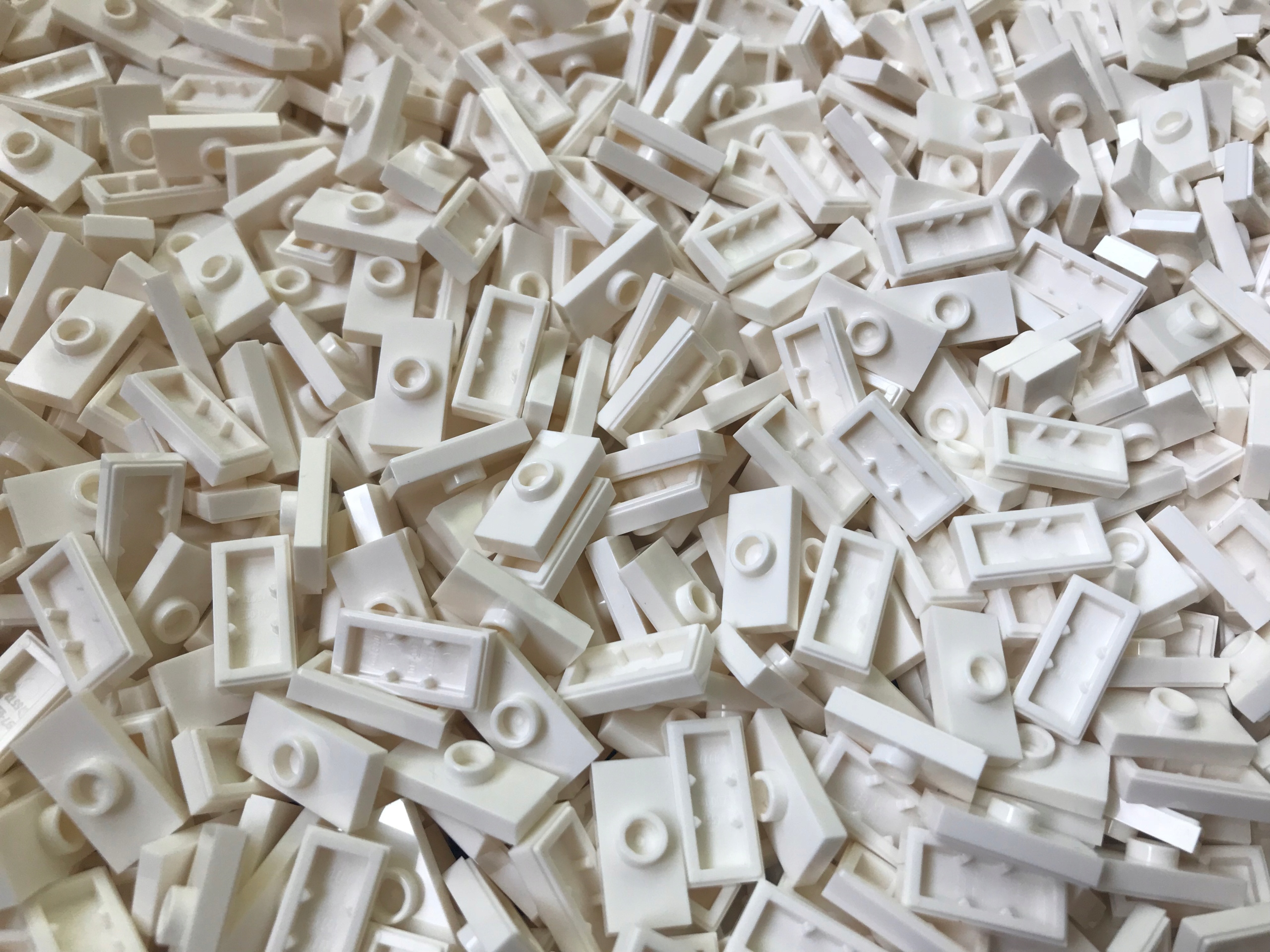 

Lego 15573 plate z wypustką 1x2 White 40 szt Nowe