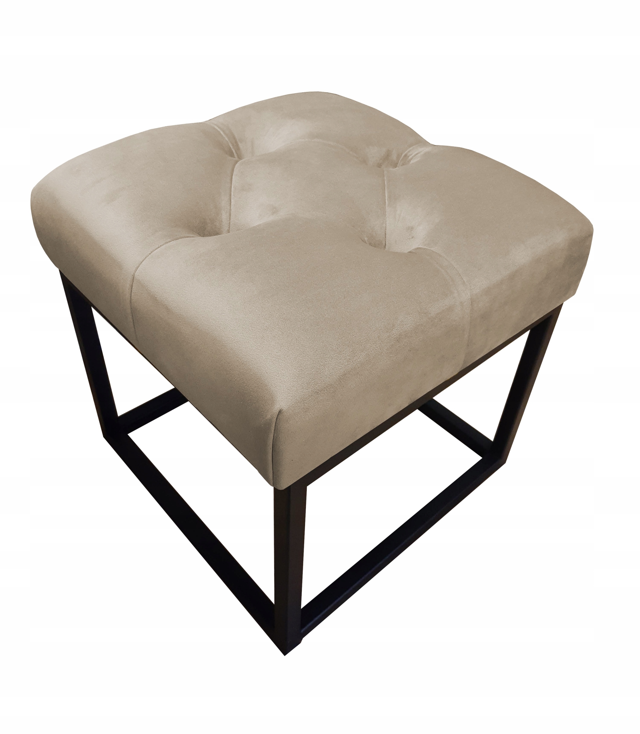 Pufa CHESTERFIELD LOFT ławka podnóżek metal MG09