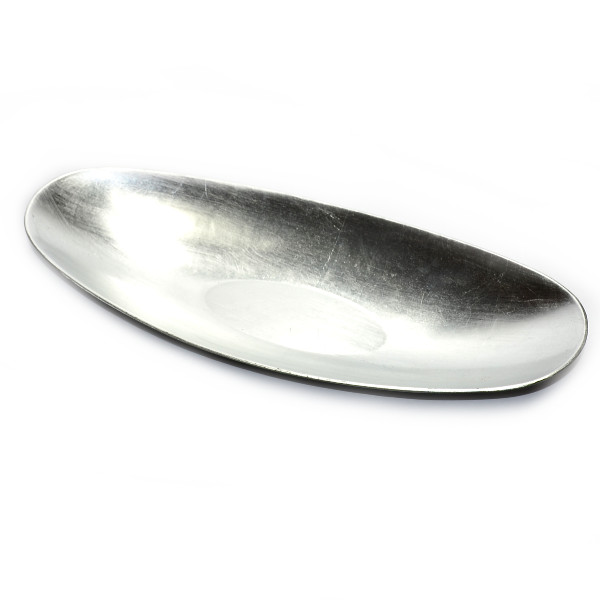 

Baza Łódka podłużna Srebrna 40cm stroik